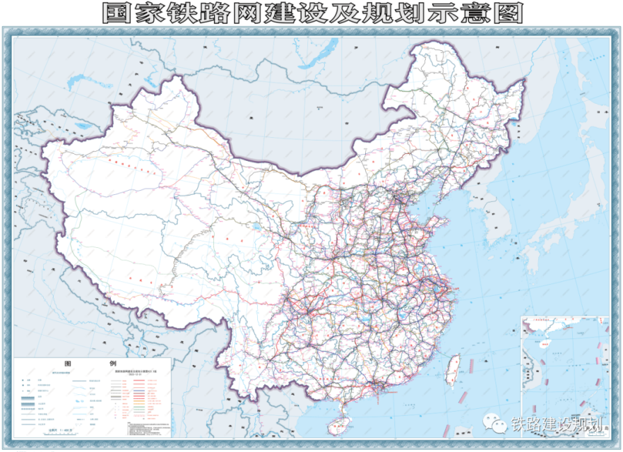 國家鐵路網(wǎng)建設(shè)及規(guī)劃示意圖•2024年1月版